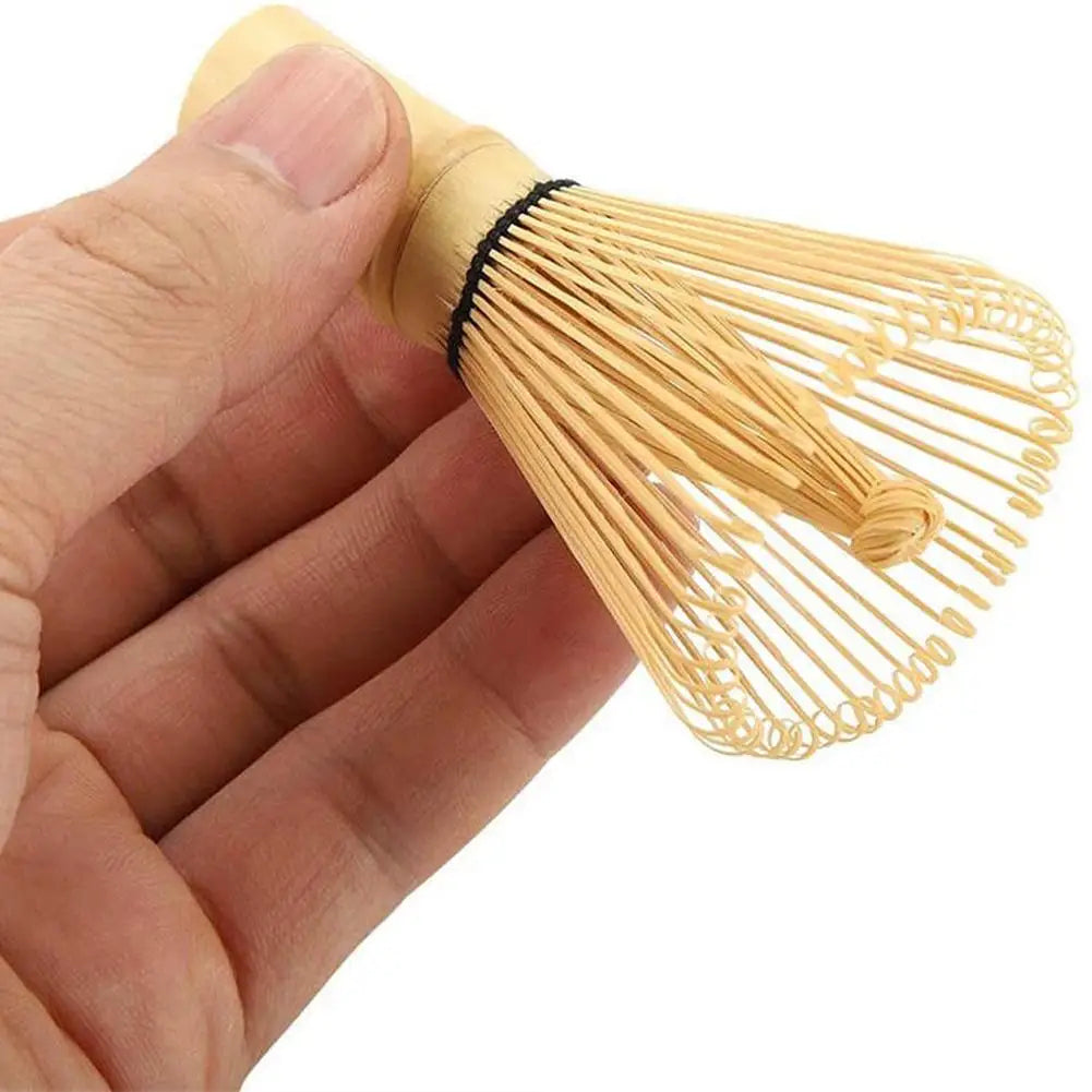 Japanse Matcha Thee Set van Bamboe met Klopper, Schep en Kom voor Traditionele Theebereiding