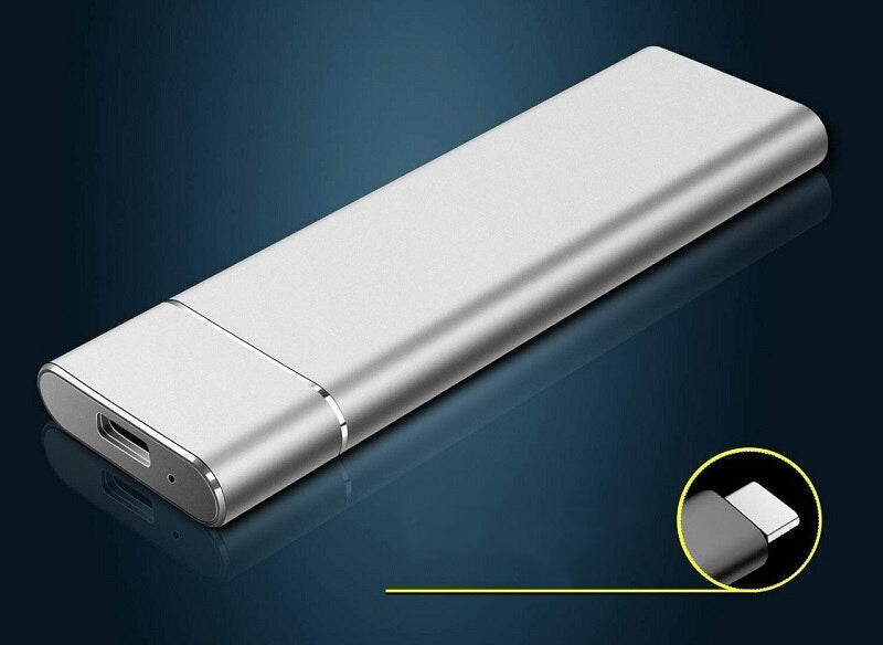 Externe SSD harde schijf met USB 3.1 en draagbaar ontwerp