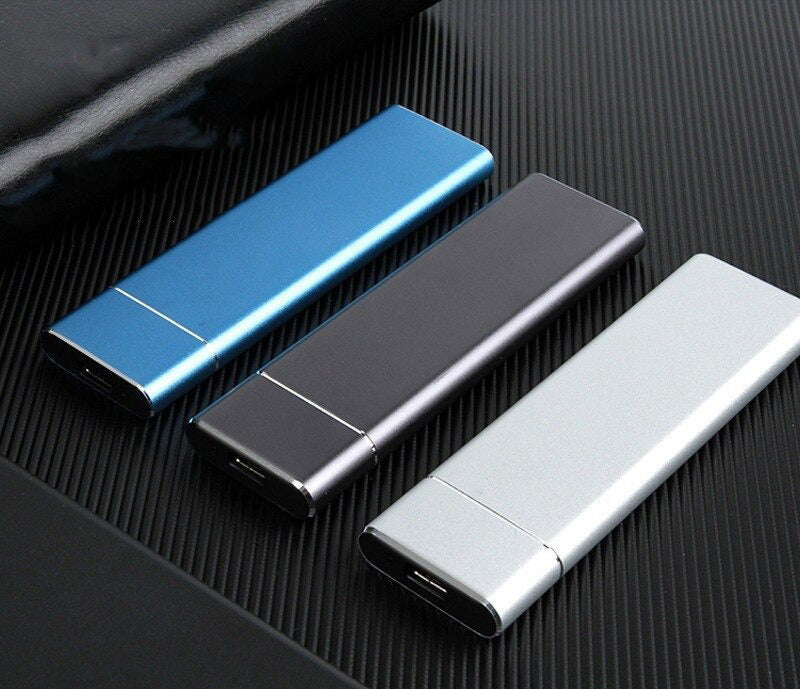 Externe SSD harde schijf met USB 3.1 en draagbaar ontwerp