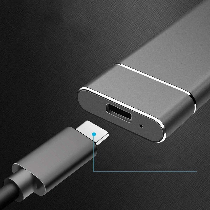 Externe SSD harde schijf met USB 3.1 en draagbaar ontwerp