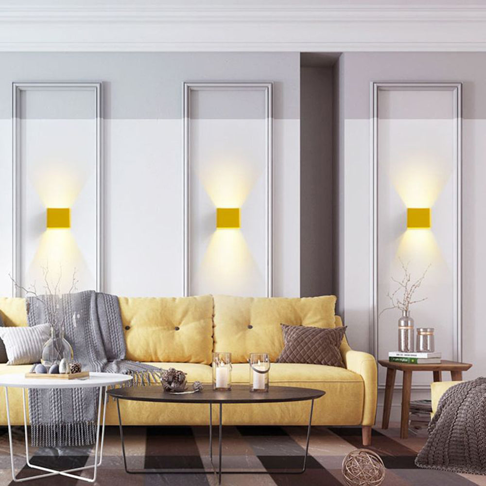 LED Wandlamp met Vierkant Design voor Slaapkamer en Woonruimte