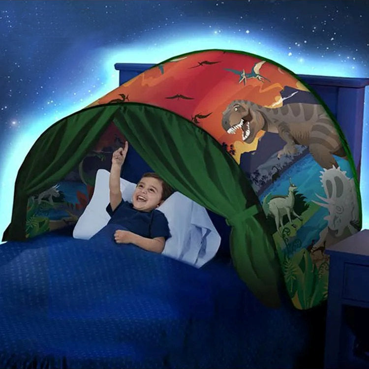 Kinderbedtent met Fantasie Ontwerpen – Creëert een Gezellige en Afgeschermde Slaapplek
