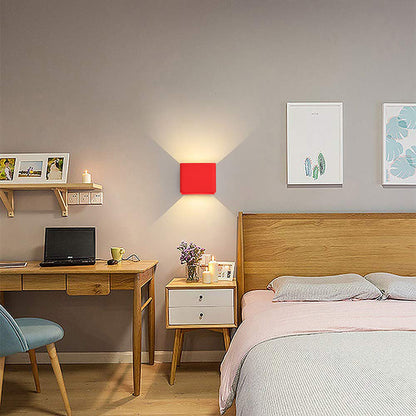 LED Wandlamp met Vierkant Design voor Slaapkamer en Woonruimte
