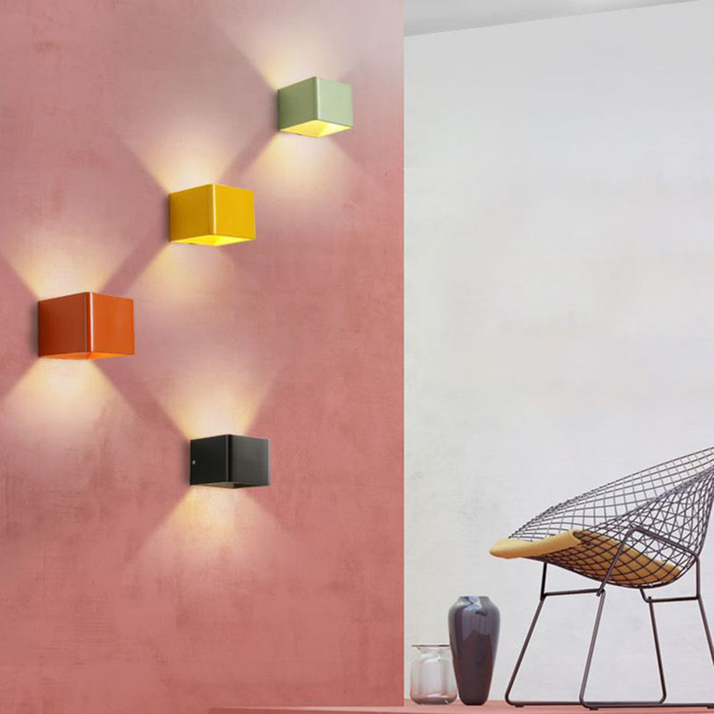 LED Wandlamp met Vierkant Design voor Slaapkamer en Woonruimte