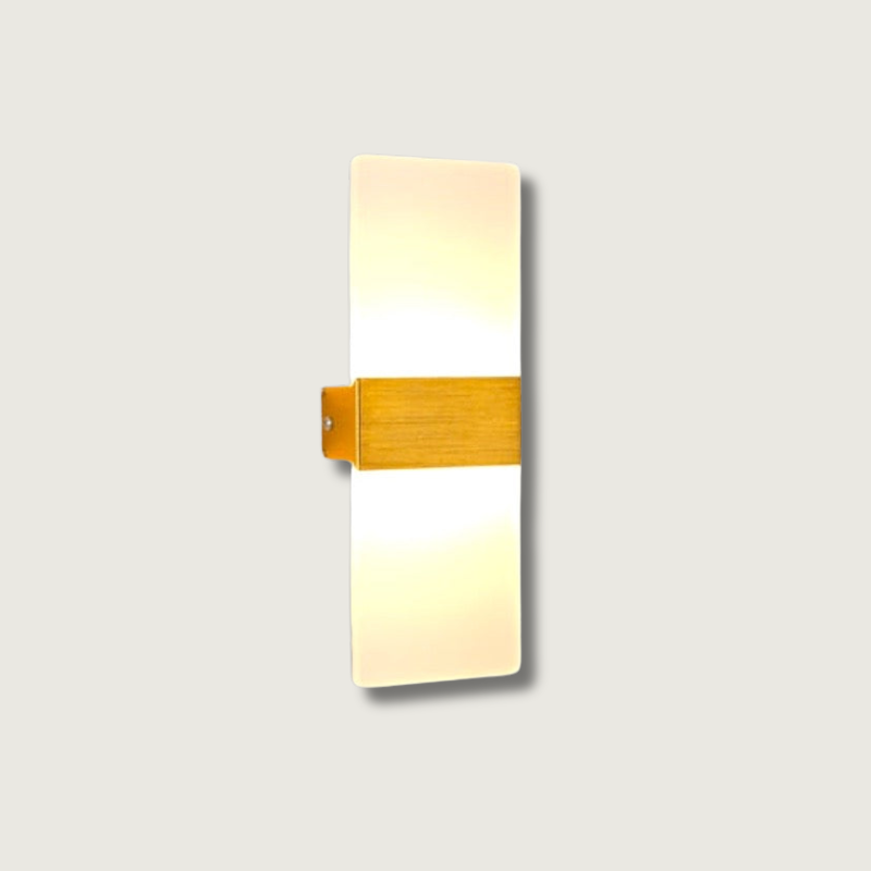 LED Wandlamp met Strak Design en Instelbare Lichtkleuren voor Slaapkamer en Woonruimte