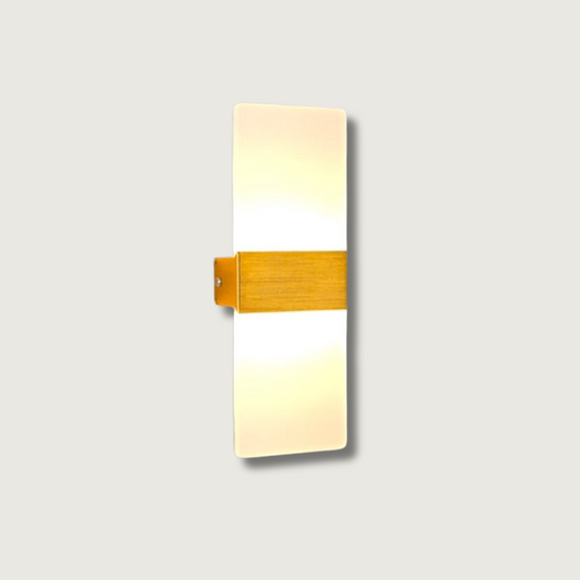 LED Wandlamp met Strak Design en Instelbare Lichtkleuren voor Slaapkamer en Woonruimte