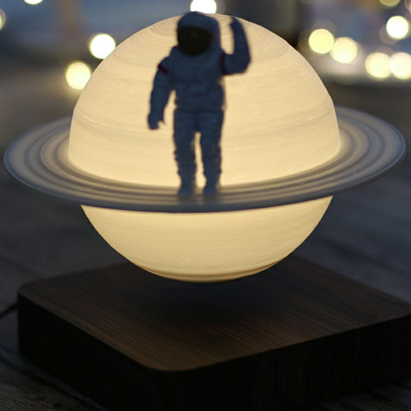 3D Planeetlamp met LED Kleuren en USB Oplaadbaar voor Slaapkamer en Woonkamer
