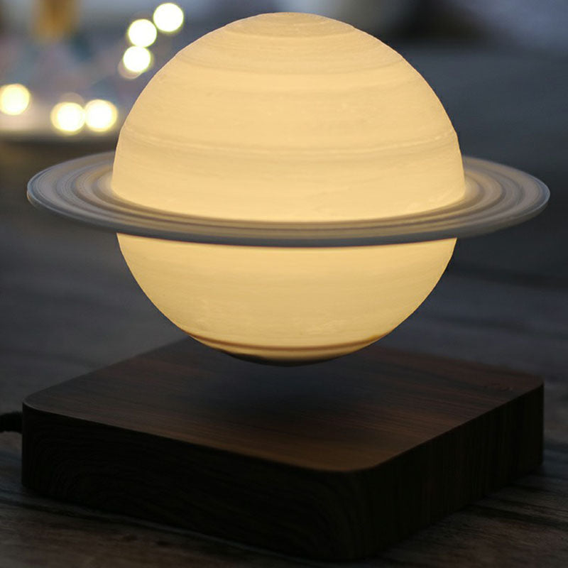 3D Planeetlamp met LED Kleuren en USB Oplaadbaar voor Slaapkamer en Woonkamer