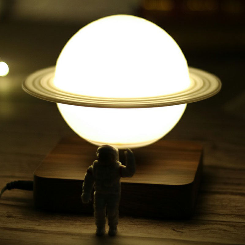 3D Planeetlamp met LED Kleuren en USB Oplaadbaar voor Slaapkamer en Woonkamer