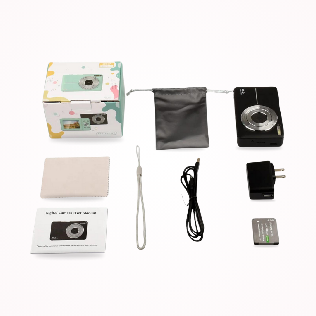 Digitale Retro Camera met 1080p Video en Compact Ontwerp