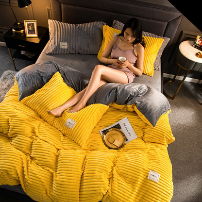 Geribde Microvezel Deken 150x200 cm voor Bank en Bed