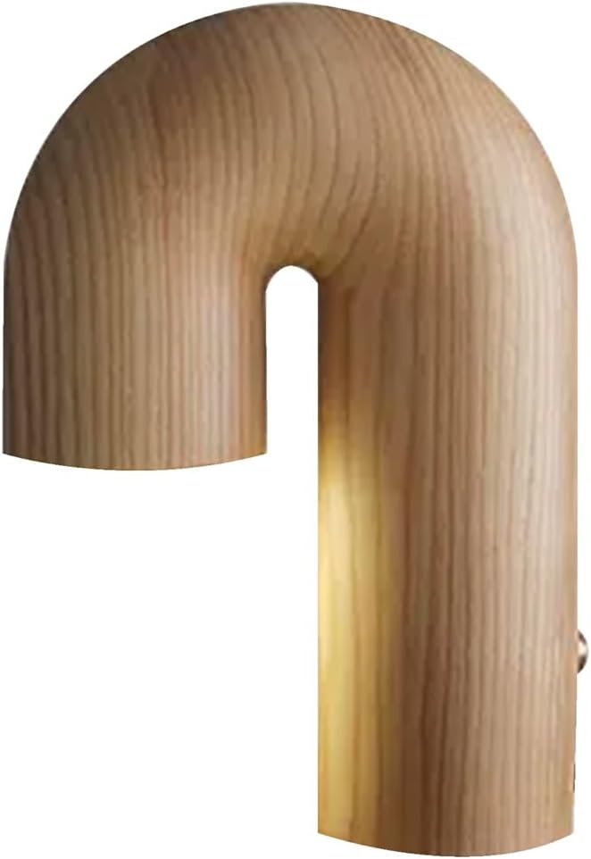 Tafellamp met Gebogen Design van Porselein, Hout en Metaal voor Woonkamer en Slaapkamer