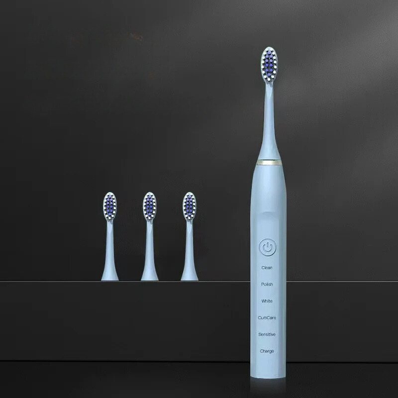 Sonic Tandenborstel met Ultrasone Technologie en 4 Opzetborstels