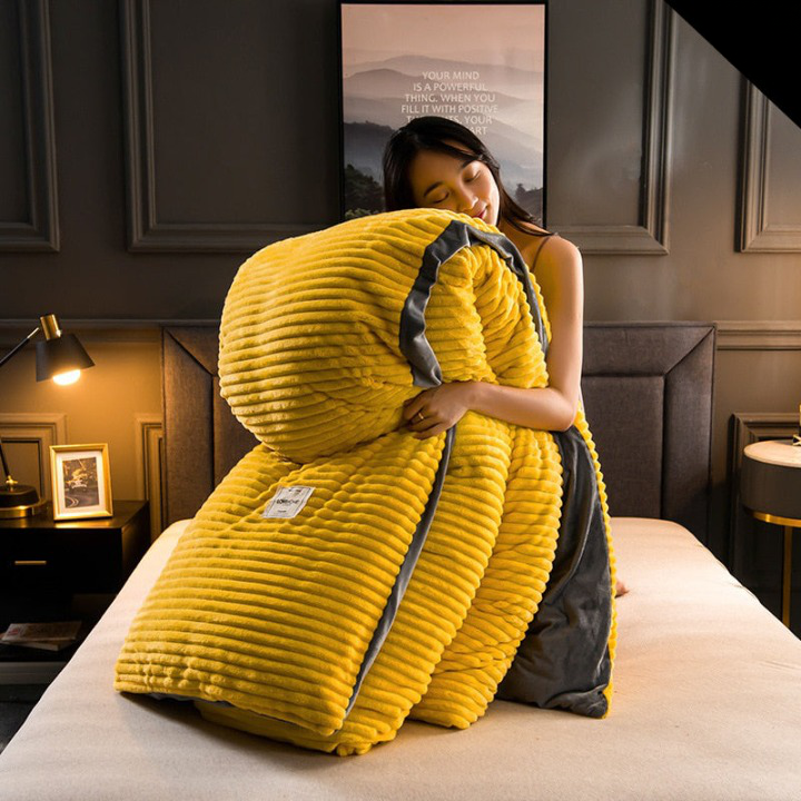Geribde Microvezel Deken 150x200 cm voor Bank en Bed