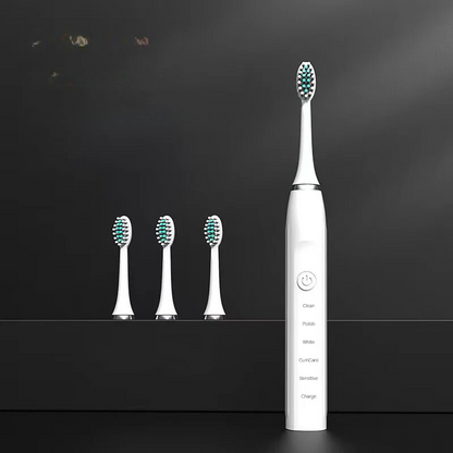Sonic Tandenborstel met Ultrasone Technologie en 4 Opzetborstels