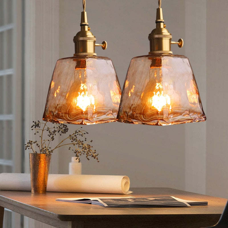 LED Hanglamp van Metaal en Glas met Verstelbare Hoogte voor Woonkamer, Eetkamer en Slaapkamer