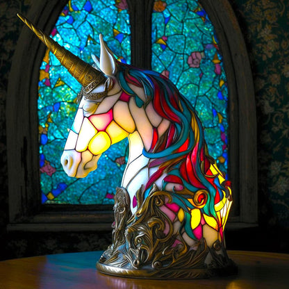 Raamornament van Gekleurd Glas met Natuurlijke Dierenmotieven – Decoratief Lichtspel voor Huis en Serre