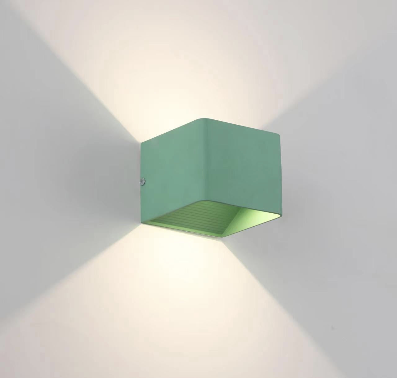 LED Wandlamp met Vierkant Design voor Slaapkamer en Woonruimte