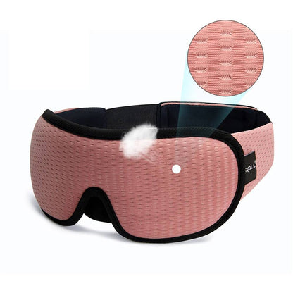 3D Slaapmasker van Memory Foam met Volledige Lichtafscherming voor Thuis en Reizen
