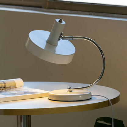 Tafellamp met Metaal en Aluminium Behuizing en LED Compatibiliteit voor Binnengebruik