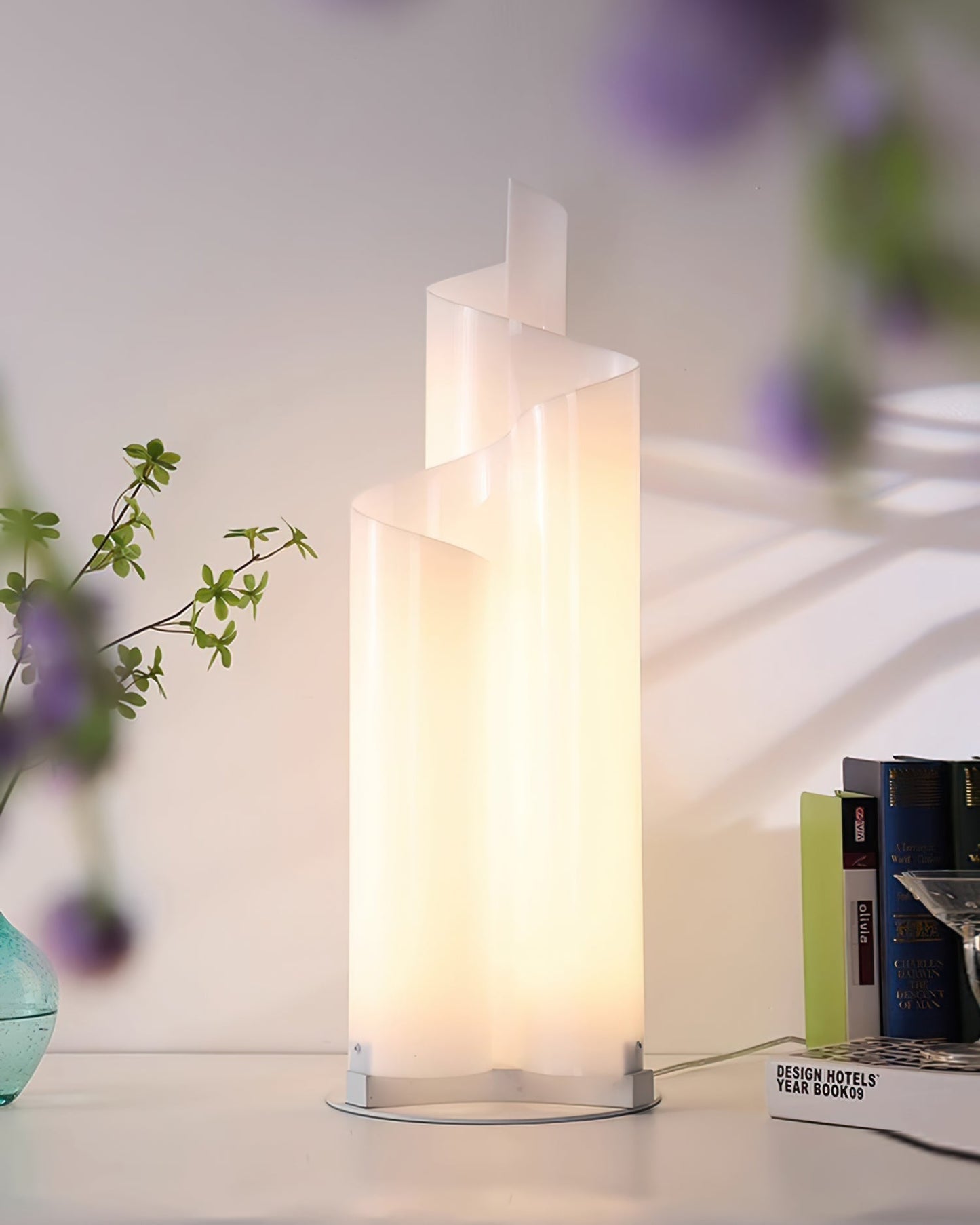 Spiraal LED Tafellamp met Zacht Sfeerverlichting voor Woonkamer en Slaapkamer