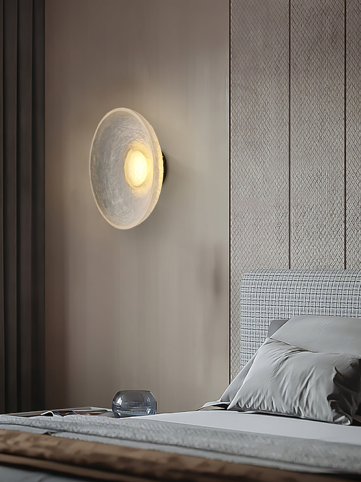 LED Wandlamp van Hars met Moderne Vormgeving en Keuze uit Lichtkleuren