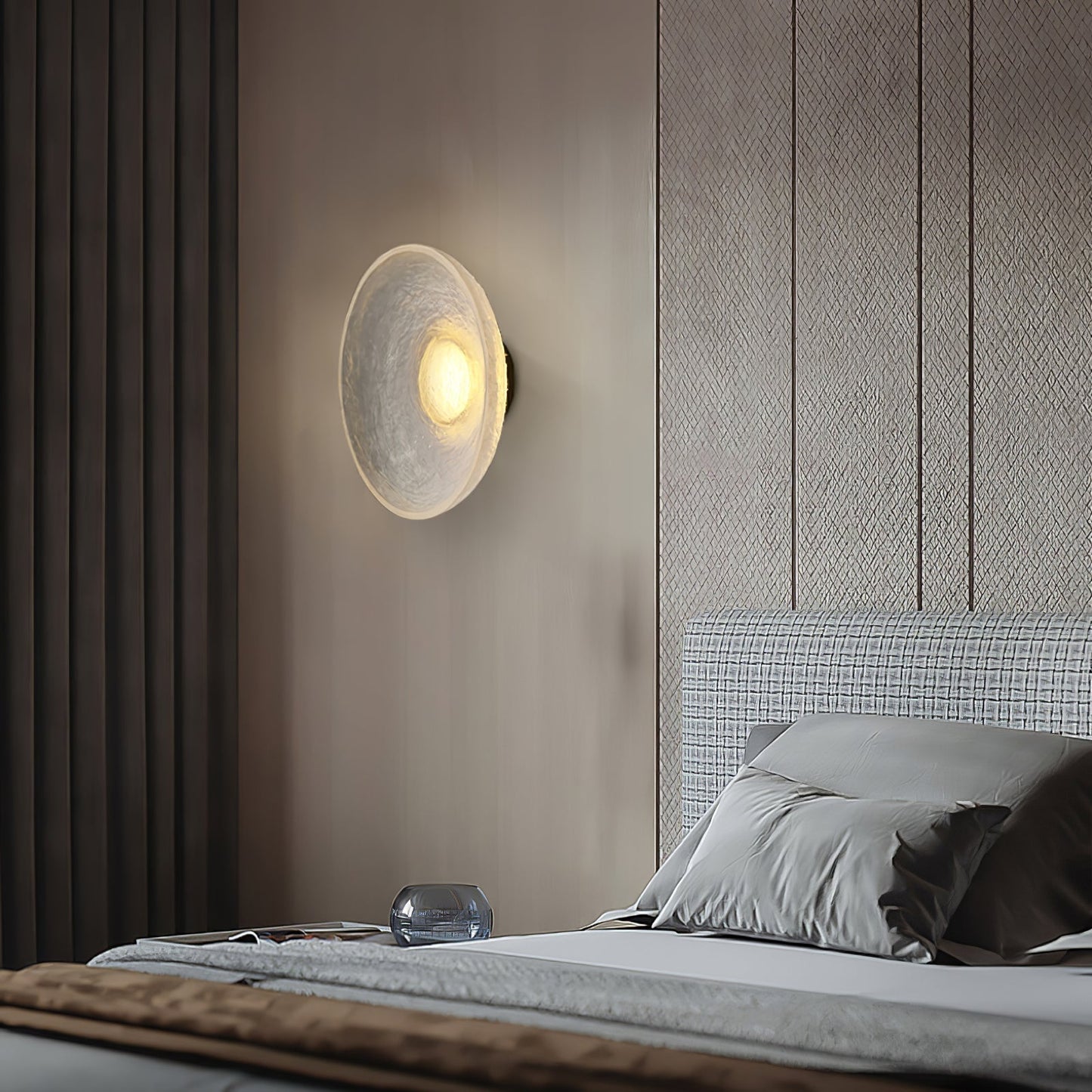 LED Wandlamp van Hars met Moderne Vormgeving en Keuze uit Lichtkleuren