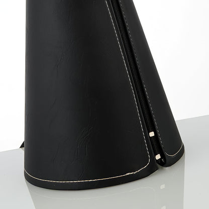 Bureau Lamp met Leder en Metaal en E27 Fitting voor LED of Edison Lampen
