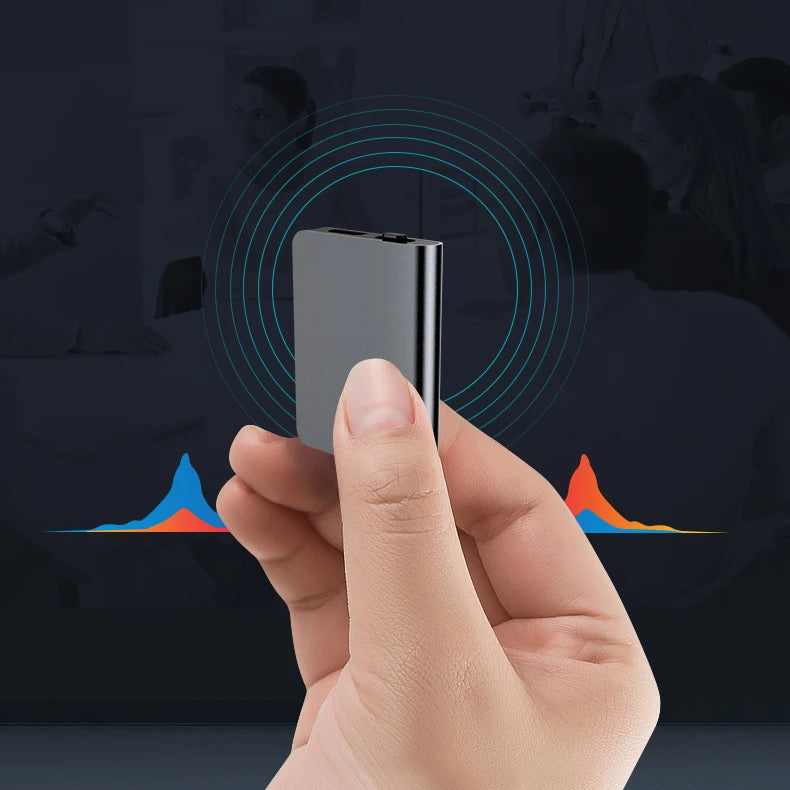 Mini Audio Recorder met Microfoon voor Discrete Geluidsopname – 50 Uur Opnametijd