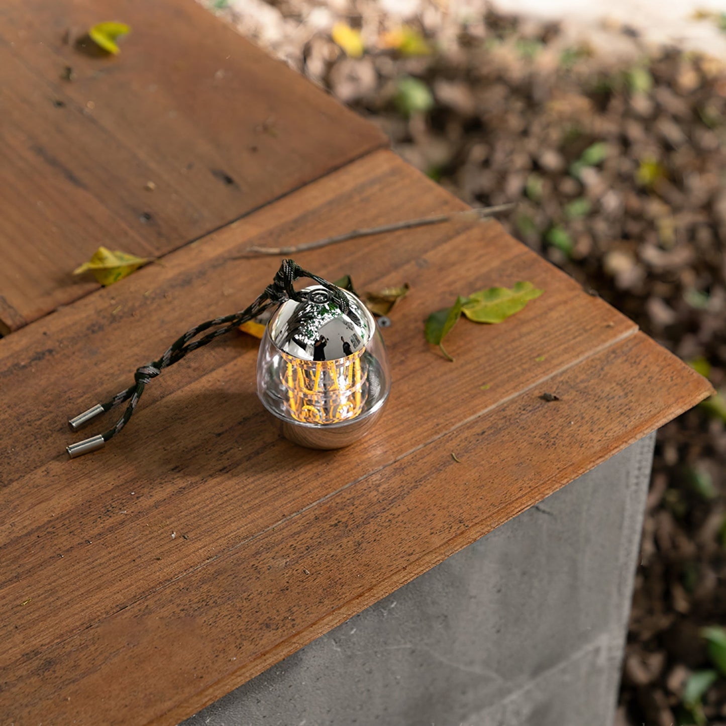 Draagbare Tafellamp met Eivormig Ontwerp en Oplaadbare LED