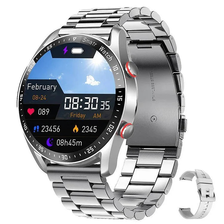 Smartwatch met 1,45-inch Scherm en Gezondheidsmonitoring met NFC-functie