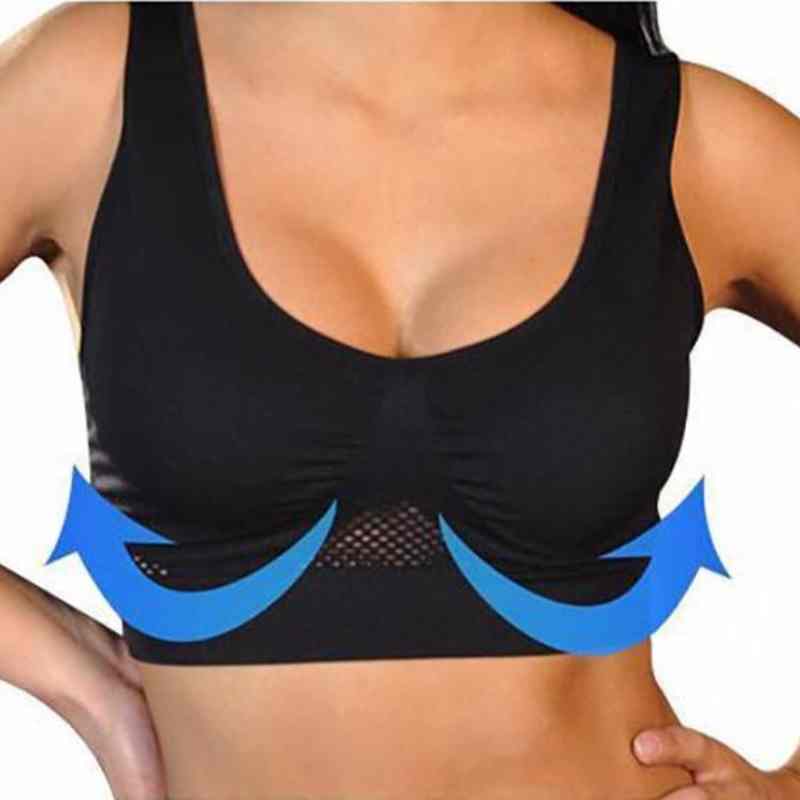 3-delig Push-Up BH Set met Ademend Wabendesign en Ondersteunende Pasvorm