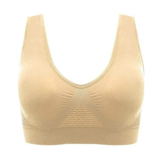 3-delig Push-Up BH Set met Ademend Wabendesign en Ondersteunende Pasvorm