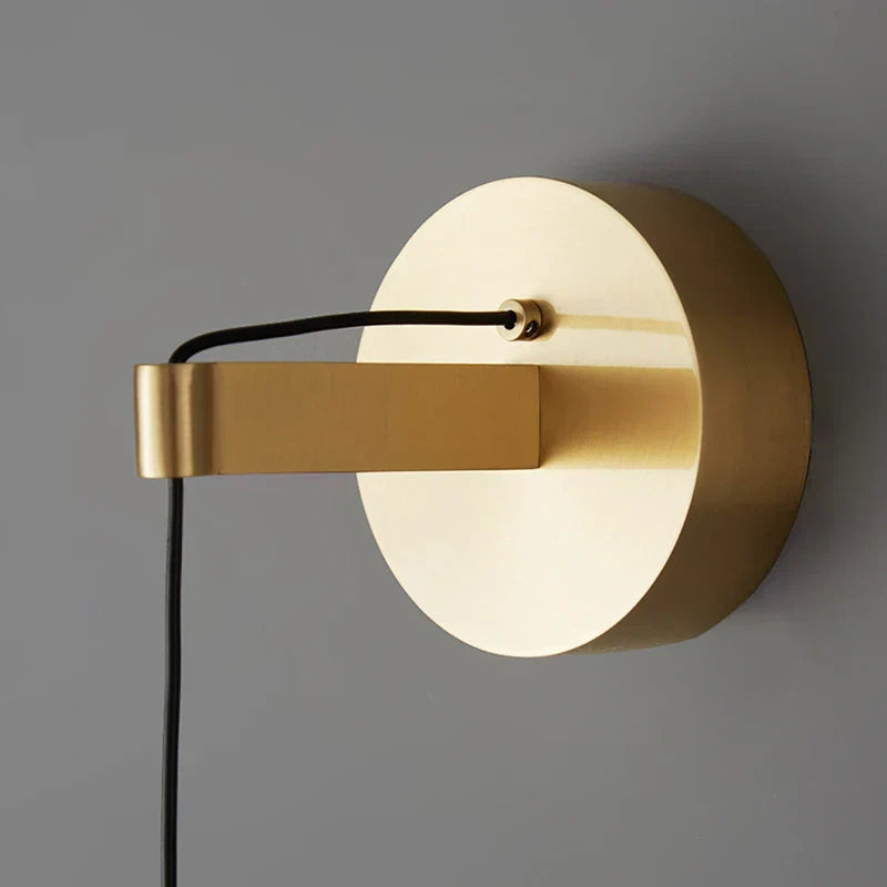 Verstelbare LED Wandlamp met Koperen Behuizing voor Slaapkamer en Woonkamer