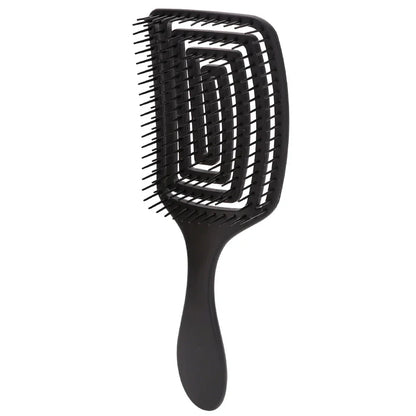 Haarborstel met Zwijnenhaar en Nylon Pinnen voor Ontklitten en Styling van Alle Haartypes