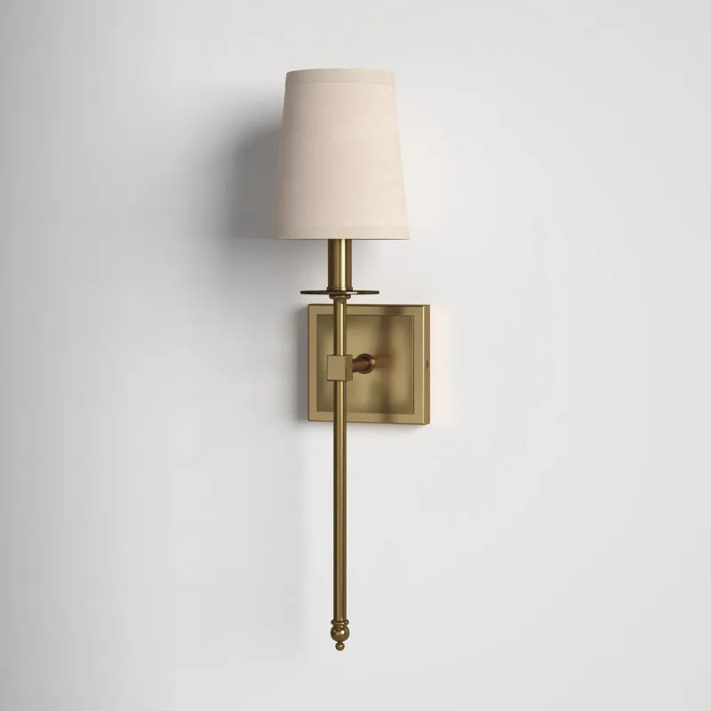 LED Wandlamp van Aluminium en IJzer in Zwart en Goud met Meerdere Formaten
