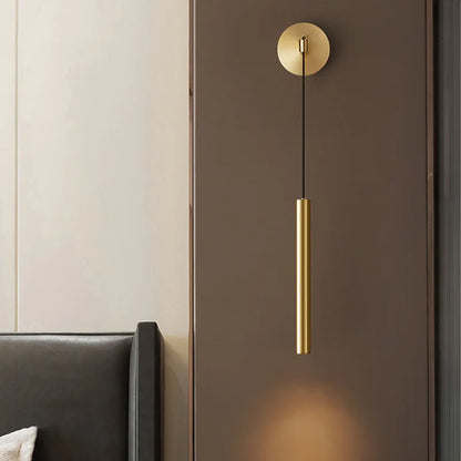 Verstelbare LED Wandlamp met Koperen Behuizing voor Slaapkamer en Woonkamer