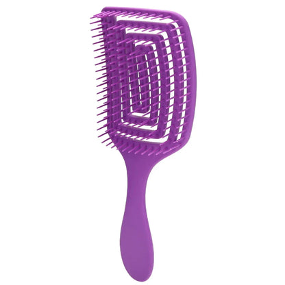 Haarborstel met Zwijnenhaar en Nylon Pinnen voor Ontklitten en Styling van Alle Haartypes