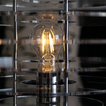 Tafellamp met Metaal en Acryl Behuizing en LED Compatibiliteit voor Binnengebruik