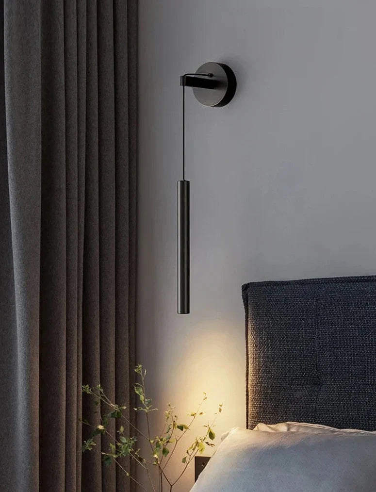 Verstelbare LED Wandlamp met Koperen Behuizing voor Slaapkamer en Woonkamer