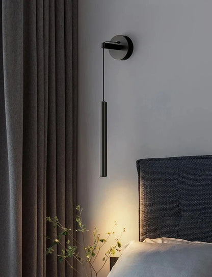 Verstelbare LED Wandlamp met Koperen Behuizing voor Slaapkamer en Woonkamer