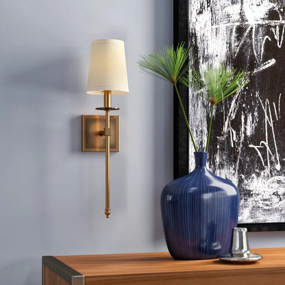 LED Wandlamp van Aluminium en IJzer in Zwart en Goud met Meerdere Formaten