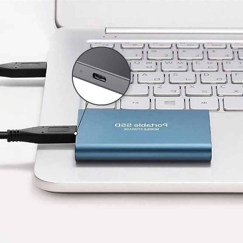 Externe SSD met Hoge Overdrachtssnelheid en Veilig Gegevensopslag via USB 3.1