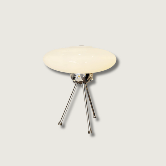 Bureaulamp met Glazen Koepel – UFO Ontwerp, LED Geschikt