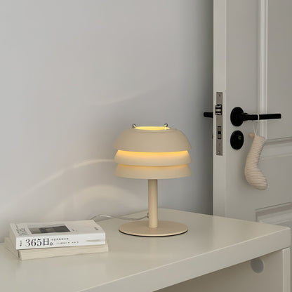 Metalen Bureaulamp met Gelaagd Ontwerp en E27 Fitting