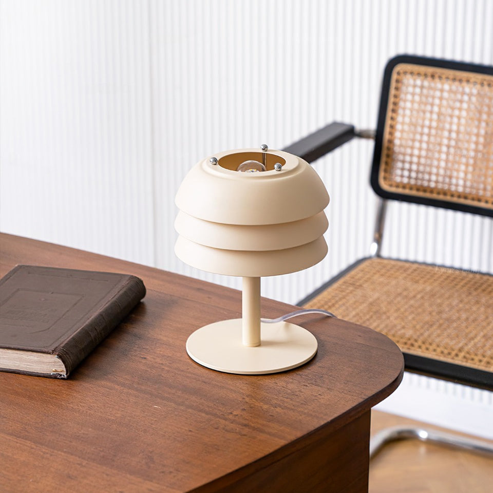 Metalen Bureaulamp met Gelaagd Ontwerp en E27 Fitting