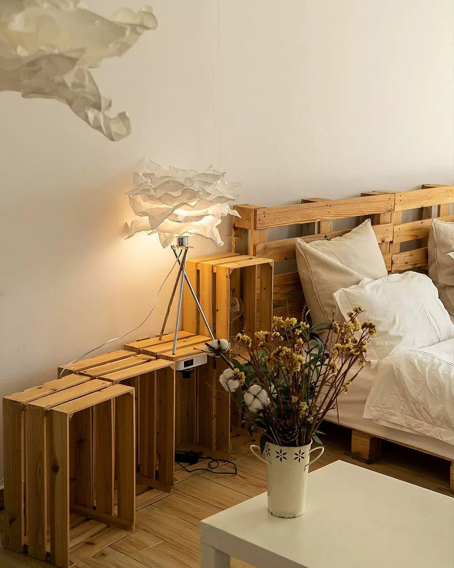 Tafellamp met Wolk-Inspiratie en Zacht LED Licht voor Interieur