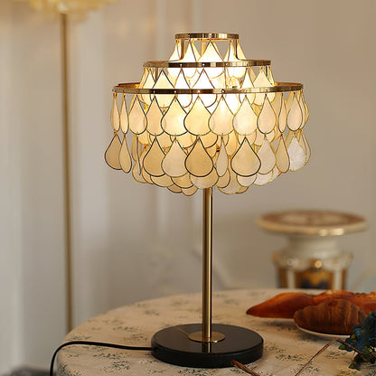 Bureaulamp met Schelpvormig Ontwerp en E27 Fitting