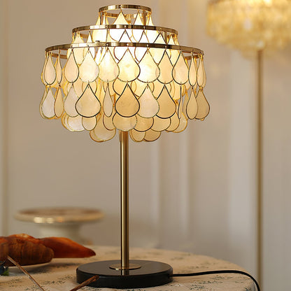 Bureaulamp met Schelpvormig Ontwerp en E27 Fitting