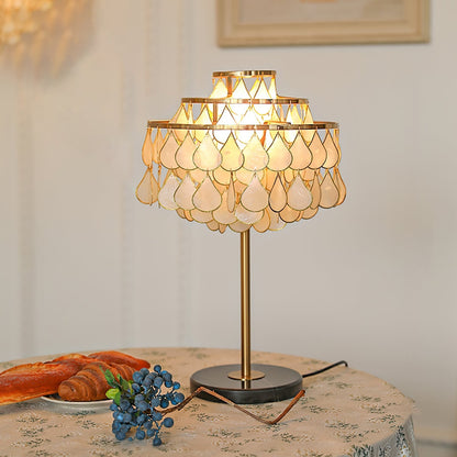 Bureaulamp met Schelpvormig Ontwerp en E27 Fitting